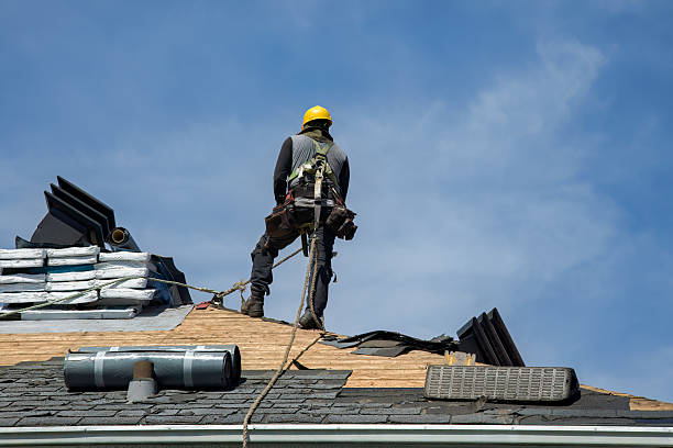 Professional Storm Damage Roof Repair technician working in Lavina, MT